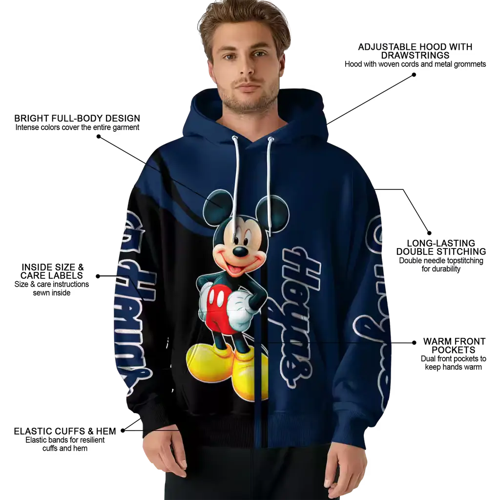 georgetown hoyas mickey mouse blue black hoodie latest model georgetown hoyas mickey mouse blue black hoodie latest model