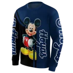 georgetown hoyas mickey mouse blue black hoodie best selling