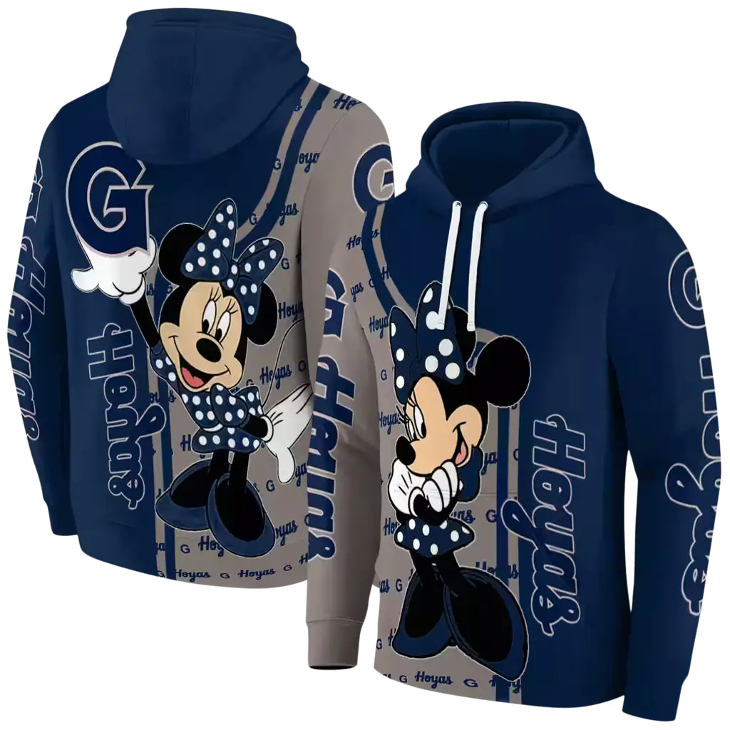 georgetown hoyas minnie mouse blue hoodie fashion forward georgetown hoyas minnie mouse blue hoodie fashion forward