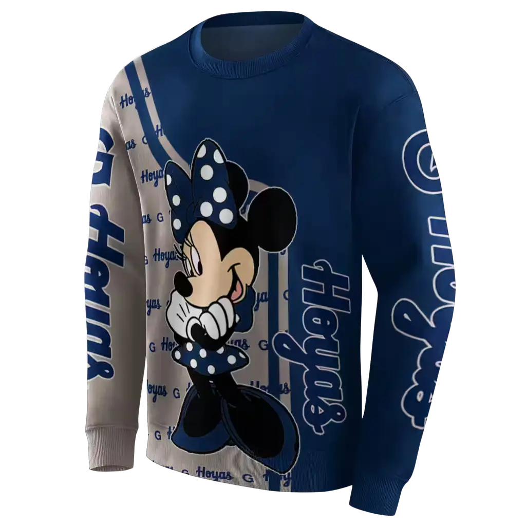 georgetown hoyas minnie mouse blue hoodie new arrival georgetown hoyas minnie mouse blue hoodie new arrival