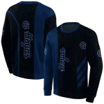 georgetown hoyas monogram pattern blue hoodie best selling