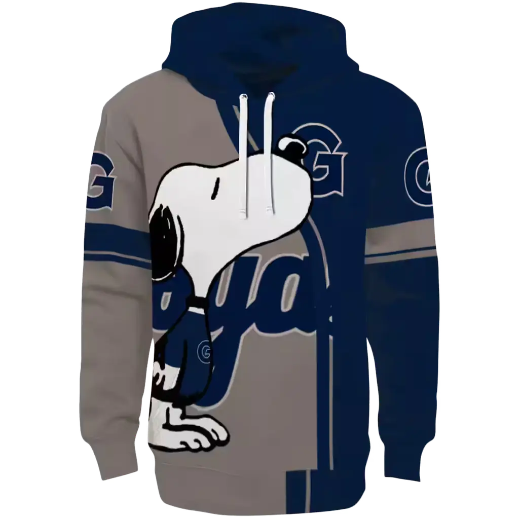 georgetown hoyas playful snoopy blue hoodie best selling georgetown hoyas playful snoopy blue hoodie best selling