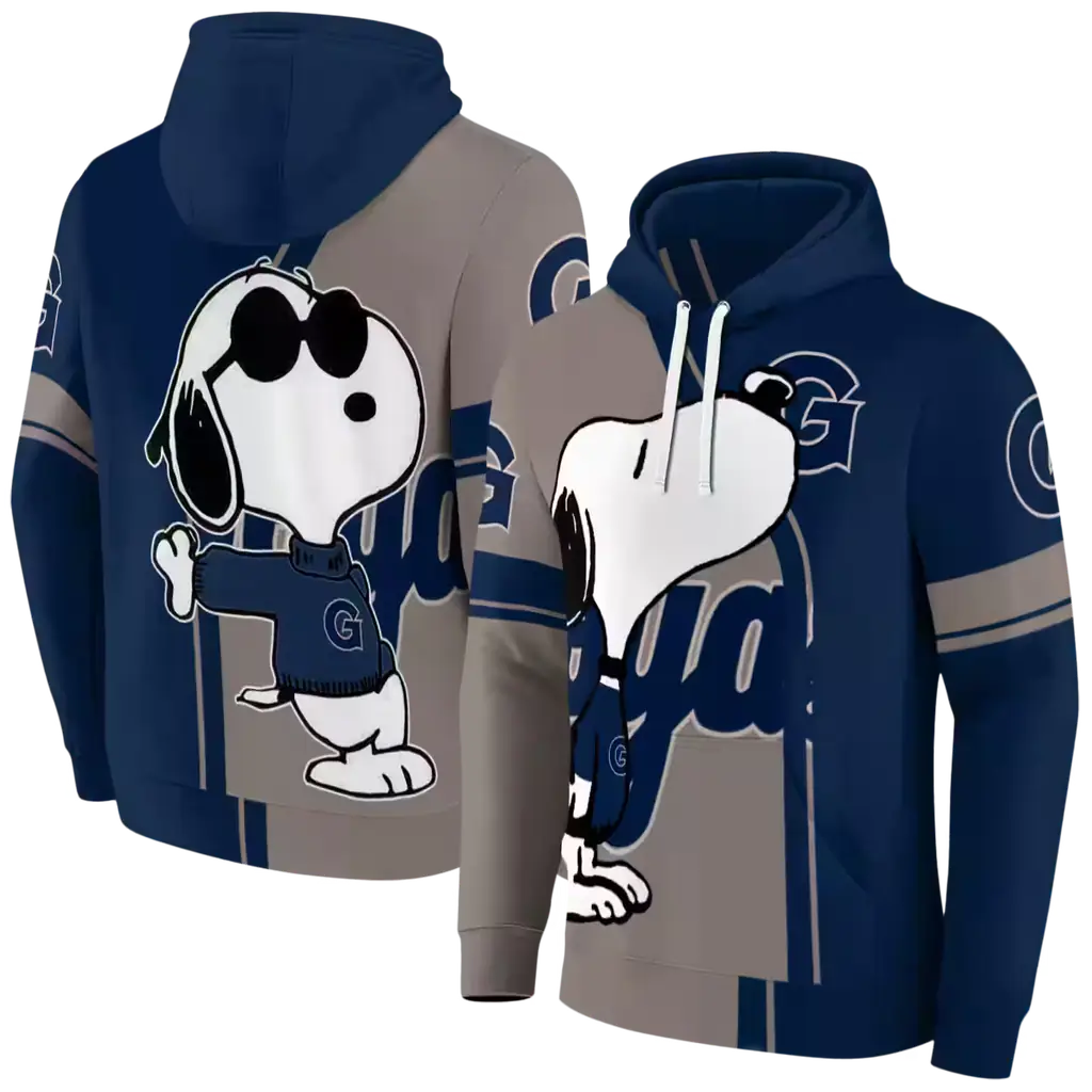 georgetown hoyas playful snoopy blue hoodie fashion forward georgetown hoyas playful snoopy blue hoodie fashion forward