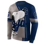georgetown hoyas playful snoopy blue hoodie best selling