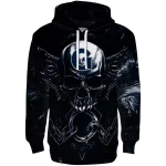 georgetown hoyas skull artwork blue black hoodie best selling