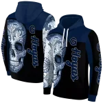 georgetown hoyas sugar skull blue black hoodie best selling