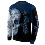 georgetown hoyas sugar skull blue black hoodie best selling
