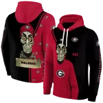 georgia bulldogs achmed skull red hoodie best selling