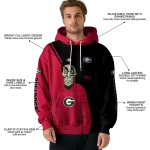 georgia bulldogs achmed skull red hoodie best selling