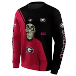 georgia bulldogs achmed skull red hoodie best selling