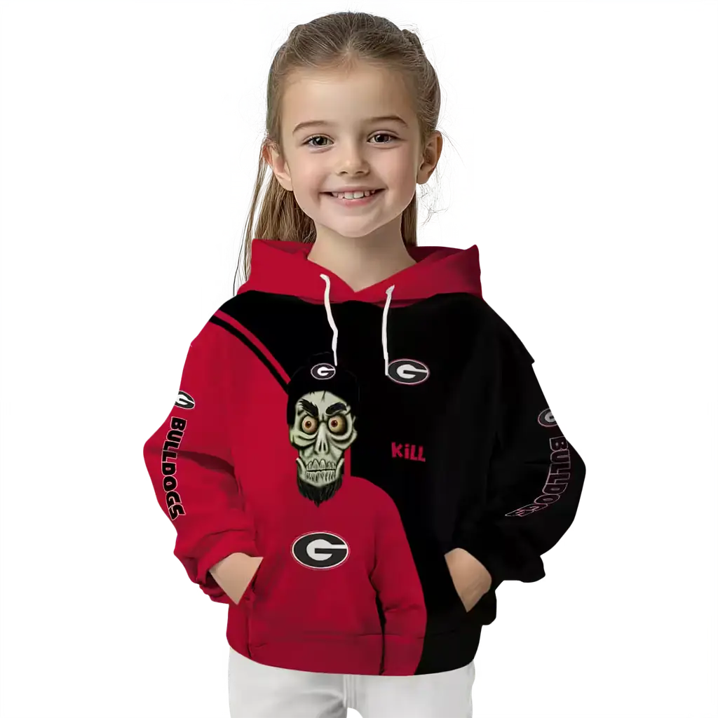 georgia bulldogs achmed skull red hoodie top rated georgia bulldogs achmed skull red hoodie top rated