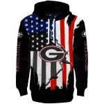 georgia bulldogs american pride black hoodie best selling