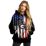 georgia bulldogs american pride black hoodie best selling