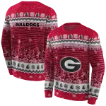 georgia bulldogs christmas trees red hoodie best selling