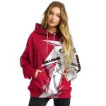 georgia bulldogs dynamic slash red white hoodie best selling