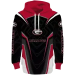 georgia bulldogs futuristic pattern red black hoodie best selling