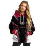 georgia bulldogs futuristic pattern red black hoodie best selling