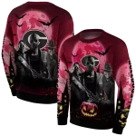 georgia bulldogs halloween vibes red black hoodie best selling