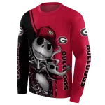 georgia bulldogs jack skellington red hoodie best selling