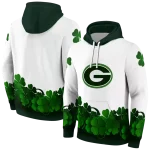 georgia bulldogs lucky motif white green hoodie best selling