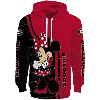 georgia bulldogs minnie mouse red hoodie best selling