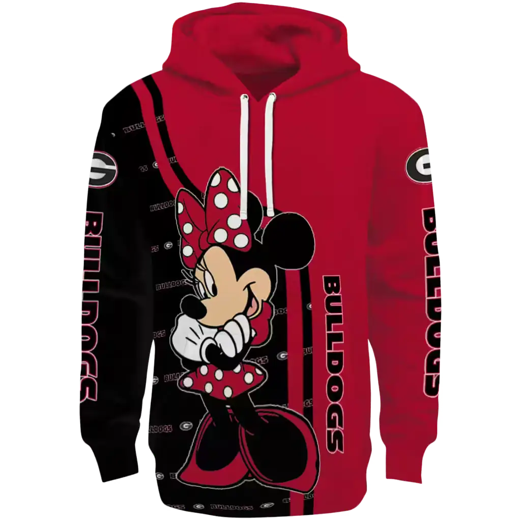 georgia bulldogs minnie mouse red hoodie best selling georgia bulldogs minnie mouse red hoodie best selling