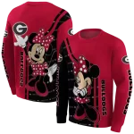 georgia bulldogs minnie mouse red hoodie best selling
