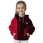 georgia bulldogs monogram pattern red hoodie best selling
