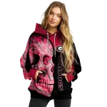 georgia bulldogs skull motif red black hoodie best selling