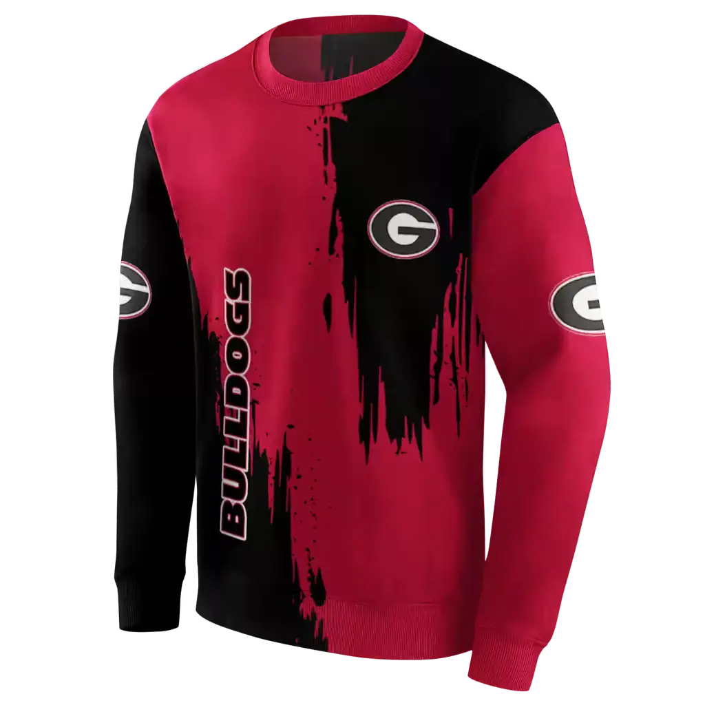 georgia bulldogs splatter effect red hoodie new arrival georgia bulldogs splatter effect red hoodie new arrival
