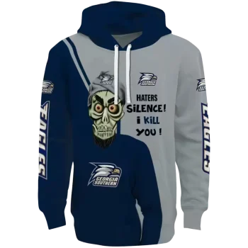 georgia southern eagles achmed skull blue hoodie best selling