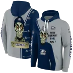georgia southern eagles achmed skull blue hoodie best selling