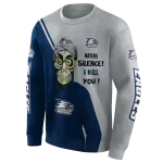 georgia southern eagles achmed skull blue hoodie best selling