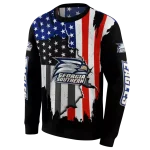 georgia southern eagles american pride black hoodie best selling