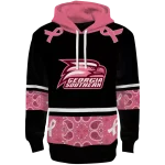 georgia southern eagles awareness ribbon black pink hoodie best selling