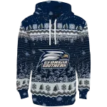georgia southern eagles christmas trees blue hoodie best selling