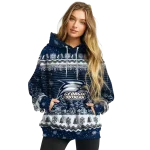 georgia southern eagles christmas trees blue hoodie best selling