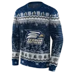 georgia southern eagles christmas trees blue hoodie best selling