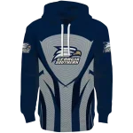 georgia southern eagles concentric lines blue black hoodie best selling