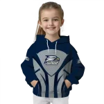 georgia southern eagles concentric lines blue black hoodie best selling