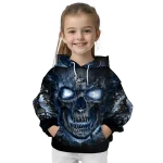 georgia southern eagles demonic skull blue black hoodie best selling