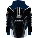 georgia southern eagles futuristic pattern blue black hoodie best selling