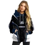 georgia southern eagles futuristic pattern blue black hoodie best selling