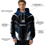 georgia southern eagles futuristic pattern blue black hoodie best selling