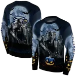 georgia southern eagles halloween vibes blue black hoodie best selling