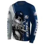 georgia southern eagles jack skellington blue hoodie best selling