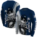 georgia southern eagles jack skellington blue hoodie best selling