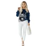 georgia southern eagles jack skellington blue hoodie best selling