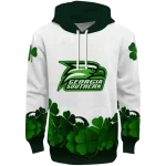georgia southern eagles lucky motif white green hoodie best selling