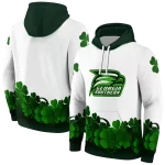 georgia southern eagles lucky motif white green hoodie best selling